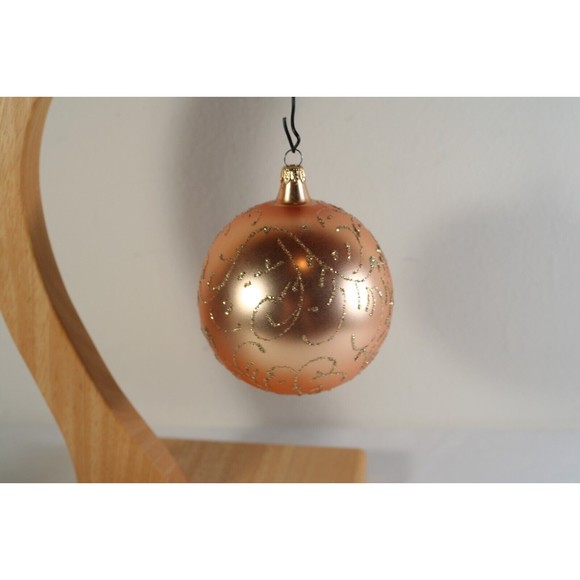 Silk Print Disney Bulb Ornament Vintage Mickey and Minnie Glass Kurt Adler - Picture 4 of 11